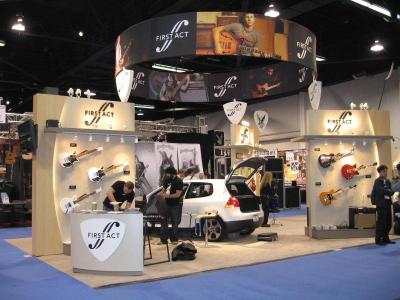 First Act Tradeshow Booth: NAMM 2007
