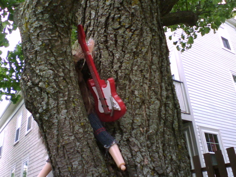 Lost and Found: "Rocker Girl Up A Tree"